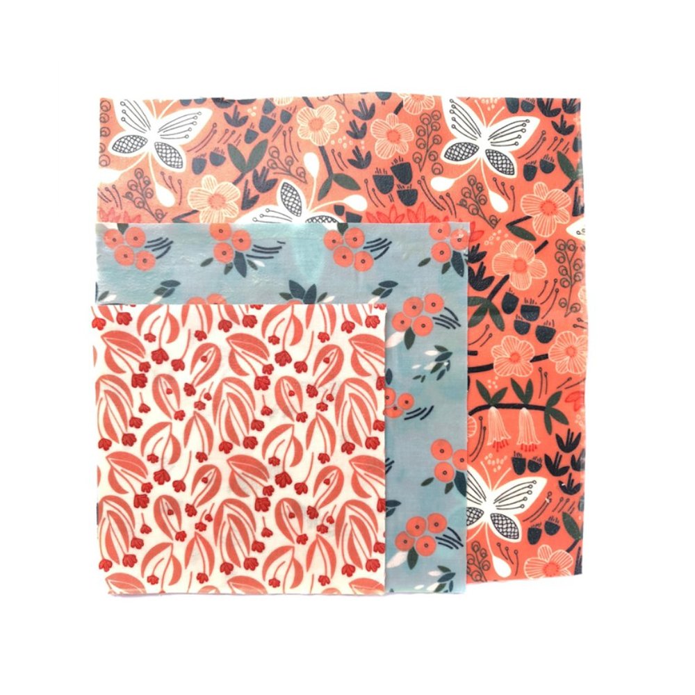 Organic Cotton Beeswax Wrap (Starter Pack) - Picture 4 of 6